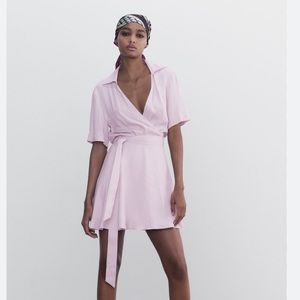 ZARA DOUBLE BREASTED MINI DRESS NEW SIZE M